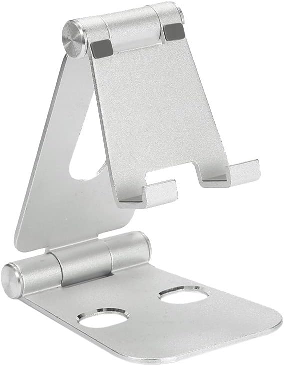 WE support pliable de bureau tablette et smartphone alu